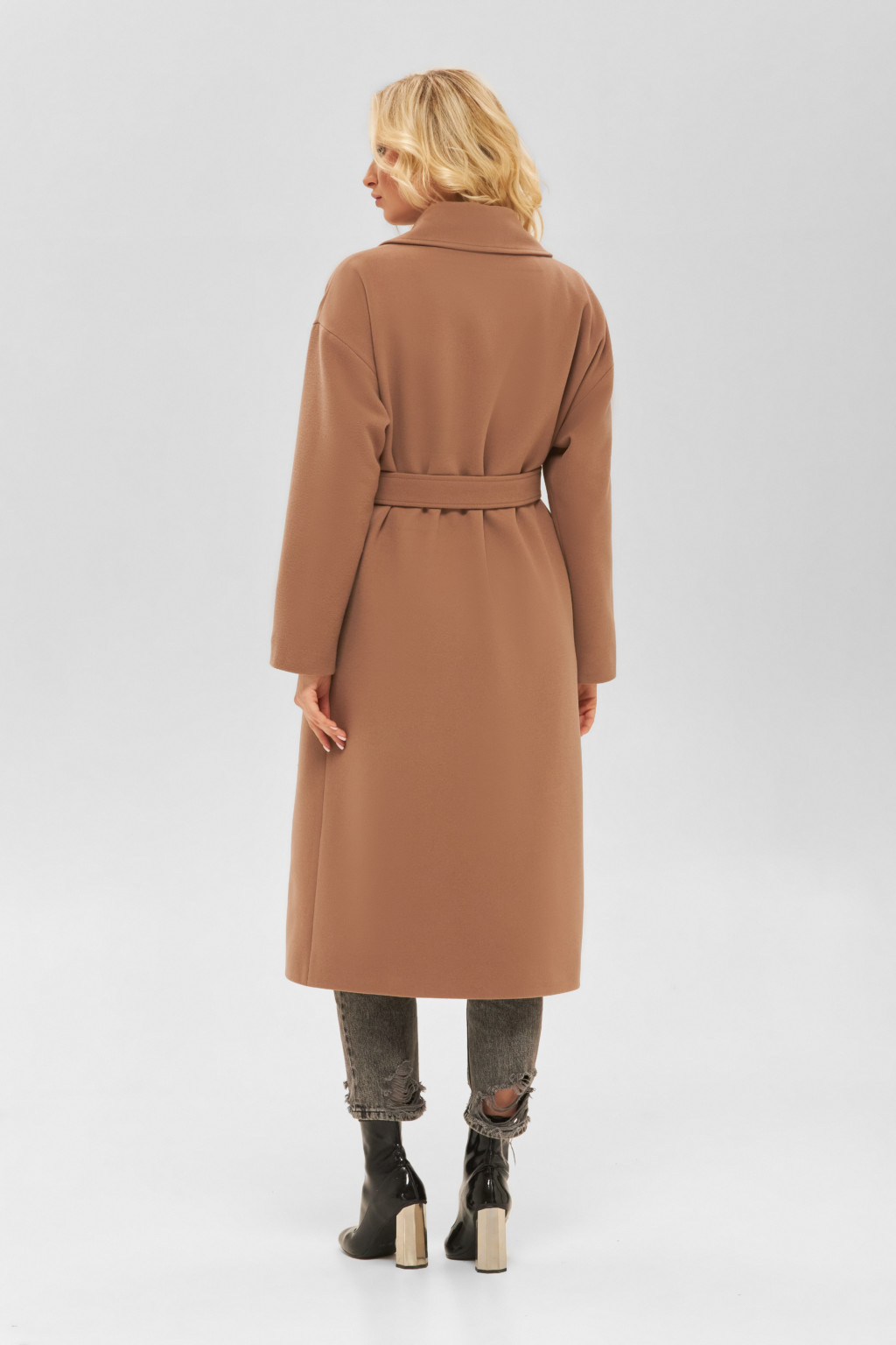 Демисезонное пальто Mila Nova ПВ-234 капучино — изображение 2