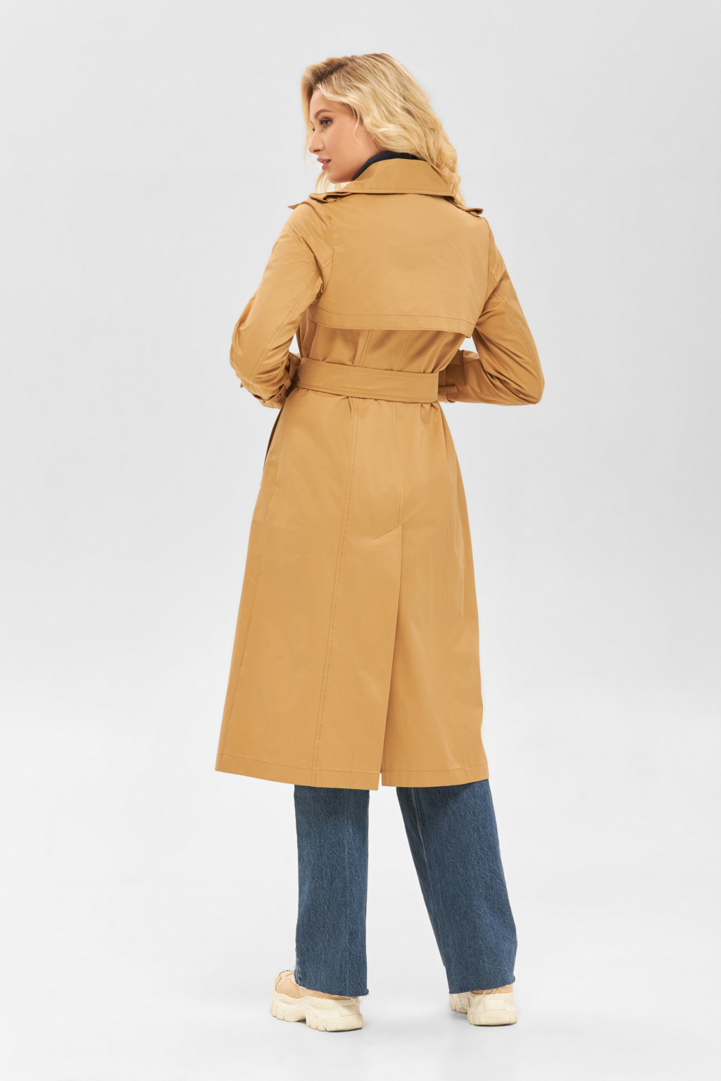 Демісезонний тренч Mila Nova Q-88 єх кемел - Зображення 2