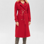 Демісезонний тренч Mila Nova Q-88 червоний