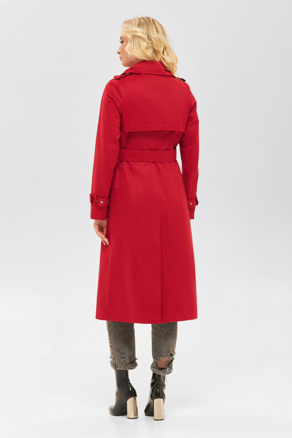 Демисезонный тренч Mila Nova Q-88 красный — изображение 2