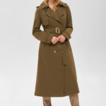 Демисезонный тренч Mila Nova Q-88 хаки