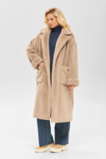 Зимняя шуба Mila Nova ПВ-233 бежевая — изображение 3