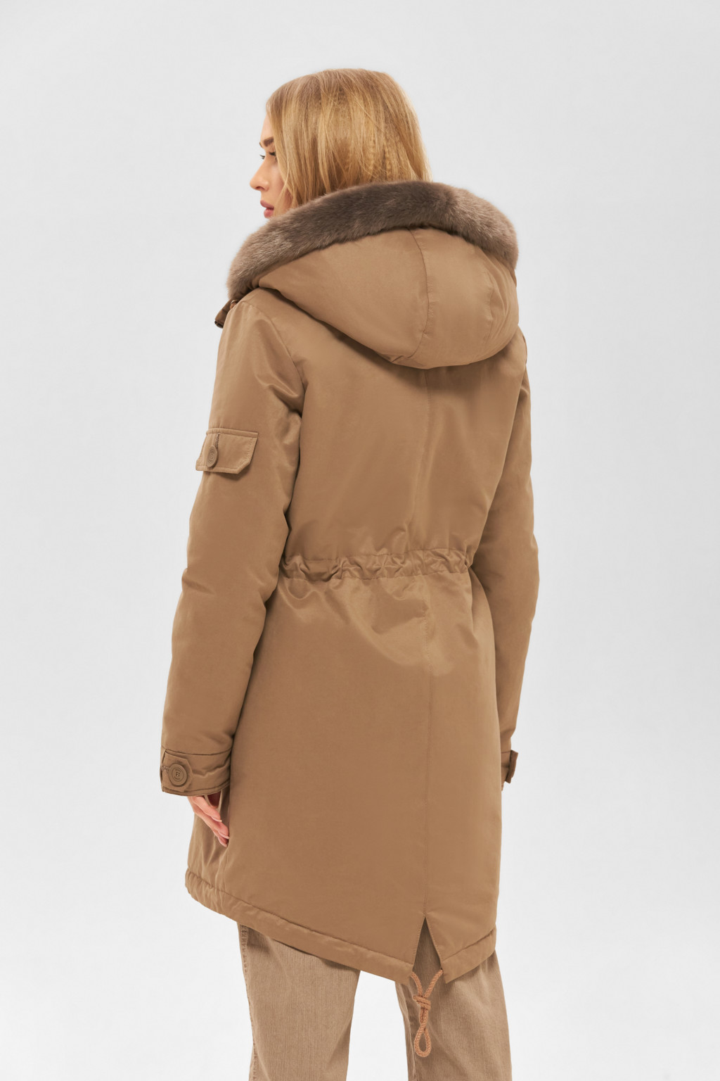 Зимняя парка Mila Nova П-103 капучино — изображение 2