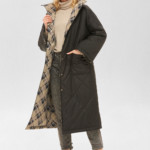 Зимний плащ Mila Nova ПВ-219 черный