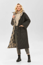 Демісезонний плащ Mila Nova ПВ-219 чорний