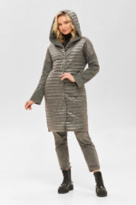 Демисезонное пальто Mila Nova ПВ-158 серый — изображение 2