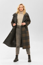 Демисезонное пальто Mila Nova ПВ-232 черный — изображение 2