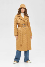 Демисезонный плащ Mila Nova ПВ-245 кемел