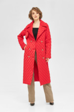 Демисезонный плащ Mila Nova ПВ-245 красный — изображение 2