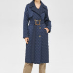 Демисезонный плащ Mila Nova ПВ-245 синий