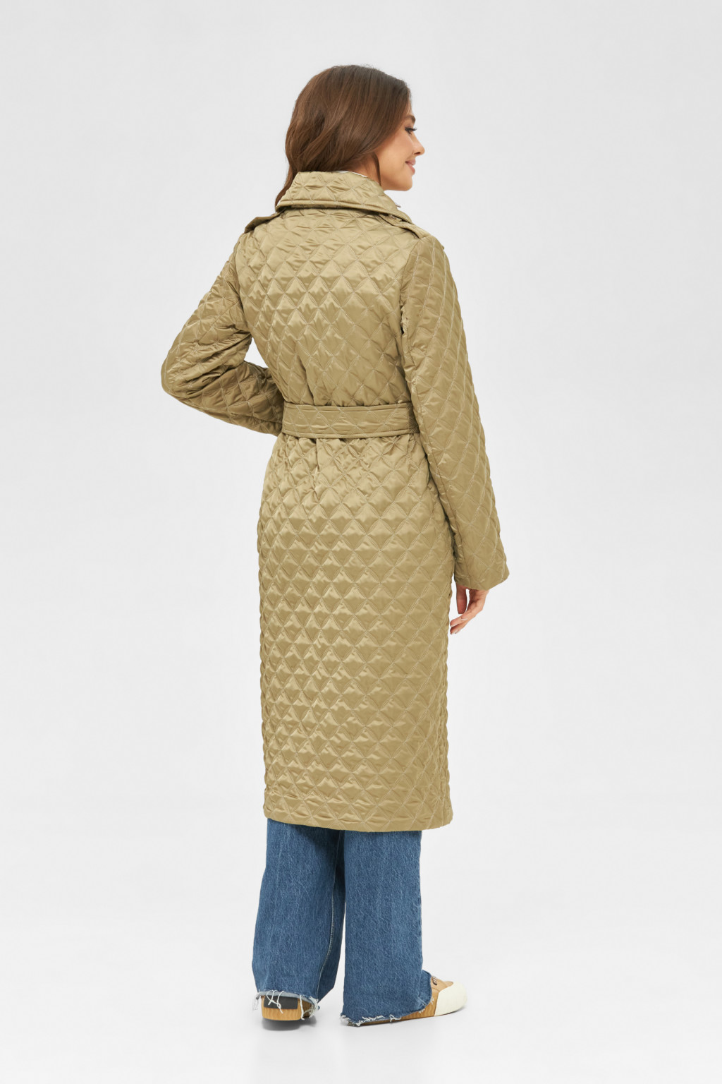 Демисезонный плащ Mila Nova ПВ-245 хаки — изображение 3