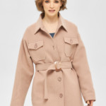 Демисезонное пальто Mila Nova ПВ-247 топлёное молоко