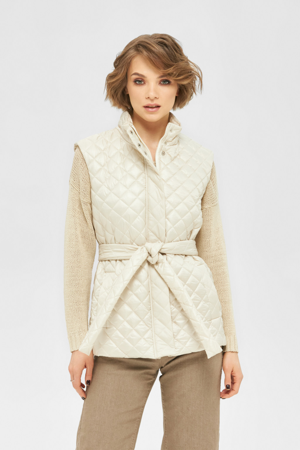 3103_97500 Жилет Mila Nova ПВ-255 молоко — изображение 1