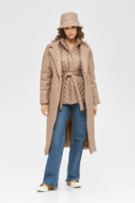 Демисезонный плащ Mila Nova ПВ-252 капучино — изображение 3