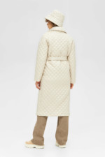 Демісезонний плащ Mila Nova ПВ-252 молоко - Зображення 3