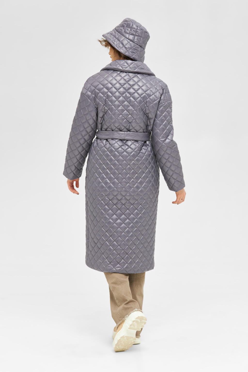 Демисезонный плащ Mila Nova ПВ-252 сирень — изображение 2