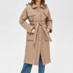 Демисезонный плащ Mila Nova ПВ-237 капучино