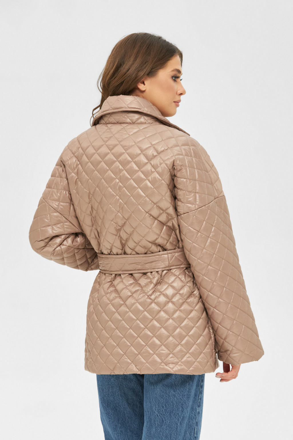 Демисезонная куртка Mila Nova К-168 капучино — изображение 2