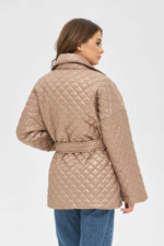 Демисезонная куртка Mila Nova К-168 капучино — изображение 2