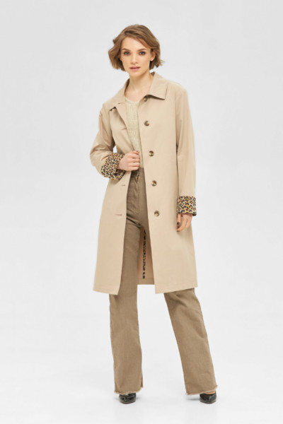 Демисезонный Плащ Mila Nova Q-90 бежевый