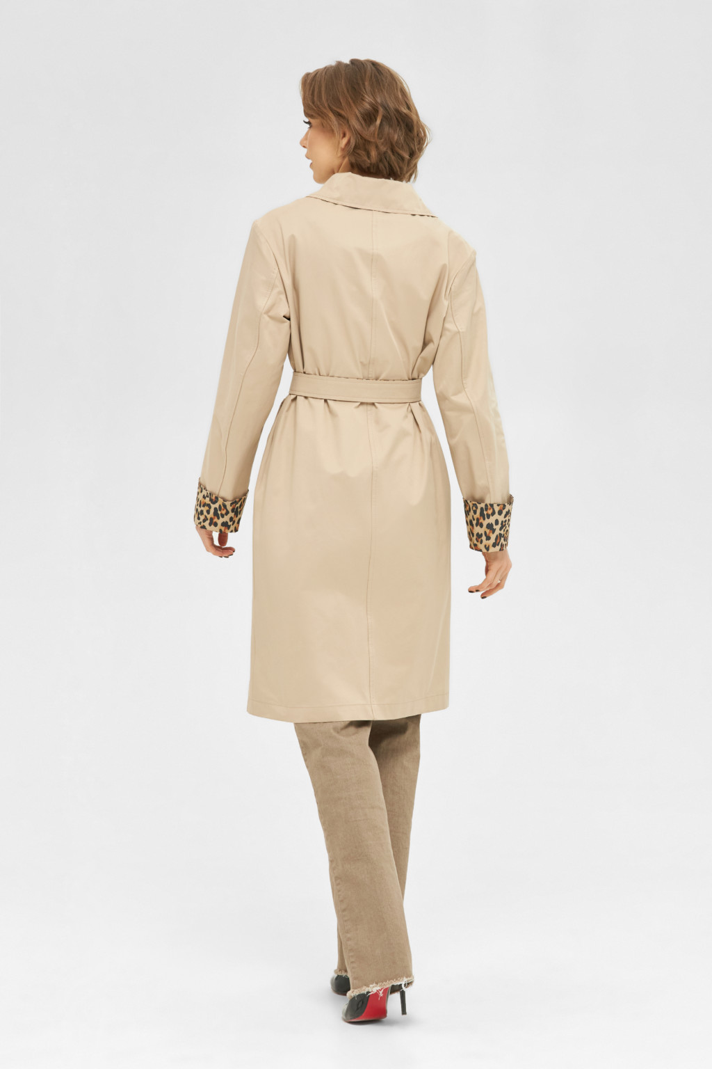 Демисезонный Плащ Mila Nova Q-90 бежевый — изображение 2