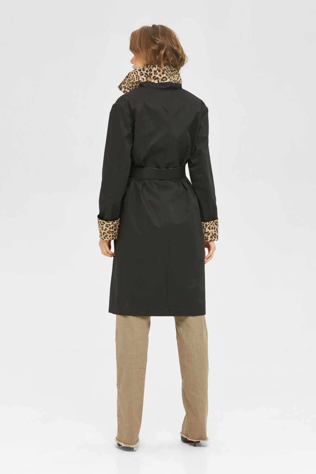 Демисезонный Плащ Mila Nova Q-90 черный — изображение 3