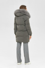 Зимова куртка Mila Nova К-170 сіра - Зображення 2