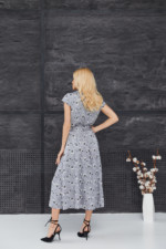 Летнее платье Mila Nova Ф-82 серое — изображение 3