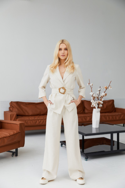 Летний костюм Mila Nova J-28 молоко