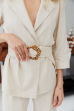 Летний костюм Mila Nova J-28 молоко — изображение 2