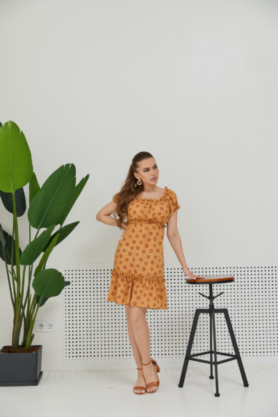 Літня сукня Mila Nova Ф-124 жовта