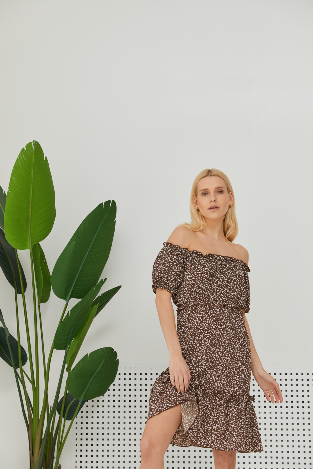 Летнее платье Mila Nova Ф-124 шоколад — изображение 2