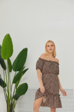 Летнее платье Mila Nova Ф-124 шоколад — изображение 2