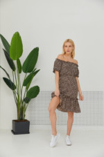 Летнее платье Mila Nova Ф-124 шоколад