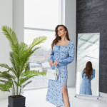 Летнее платье Mila Nova Ф-135 голубое