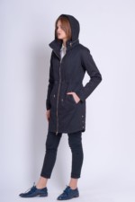 Демисезонная парка Mila Nova С-43др черный — изображение 3