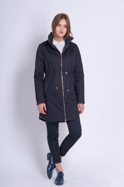 Демисезонная парка Mila Nova С-43др черный