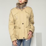 Демисезонная парка Mila Nova С-28 бежевый