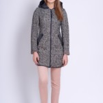 Демисезонное пальто Mila Nova С-56 серый