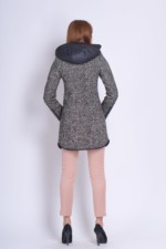 Демисезонное пальто Mila Nova С-56 серый — изображение 3