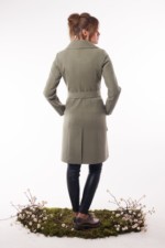 Демисезонное Пальто Mila Nova Тур-7 оливка — изображение 2