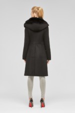 Зимняя дубленка Mila Nova Д-61 черная — изображение 2