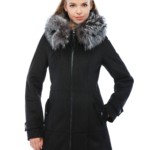 Зимняя дубленка Mila Nova Д-112 черная