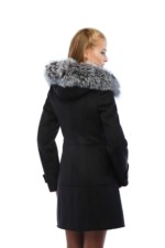 Зимняя дубленка Mila Nova Д-112 черная — изображение 2