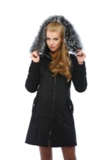 Зимняя дубленка Mila Nova Д-112 черная — изображение 3