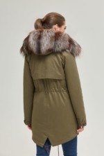 Зимняя парка Mila Nova П-16 хаки — изображение 2