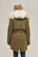 Зимняя парка Mila Nova П-16ех хаки — изображение 3