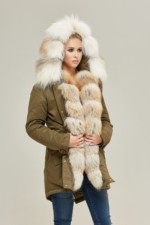 Зимняя парка Mila Nova П-16ех хаки — изображение 4