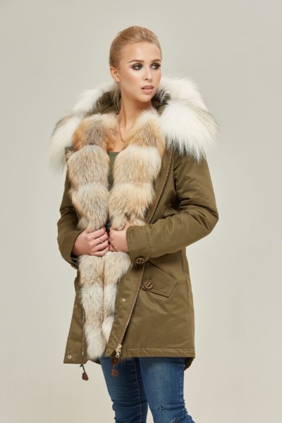 Зимняя парка Mila Nova П-16ех хаки