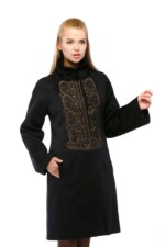 Демисезонное пальто Mila Nova ПД-34ех черный — изображение 2